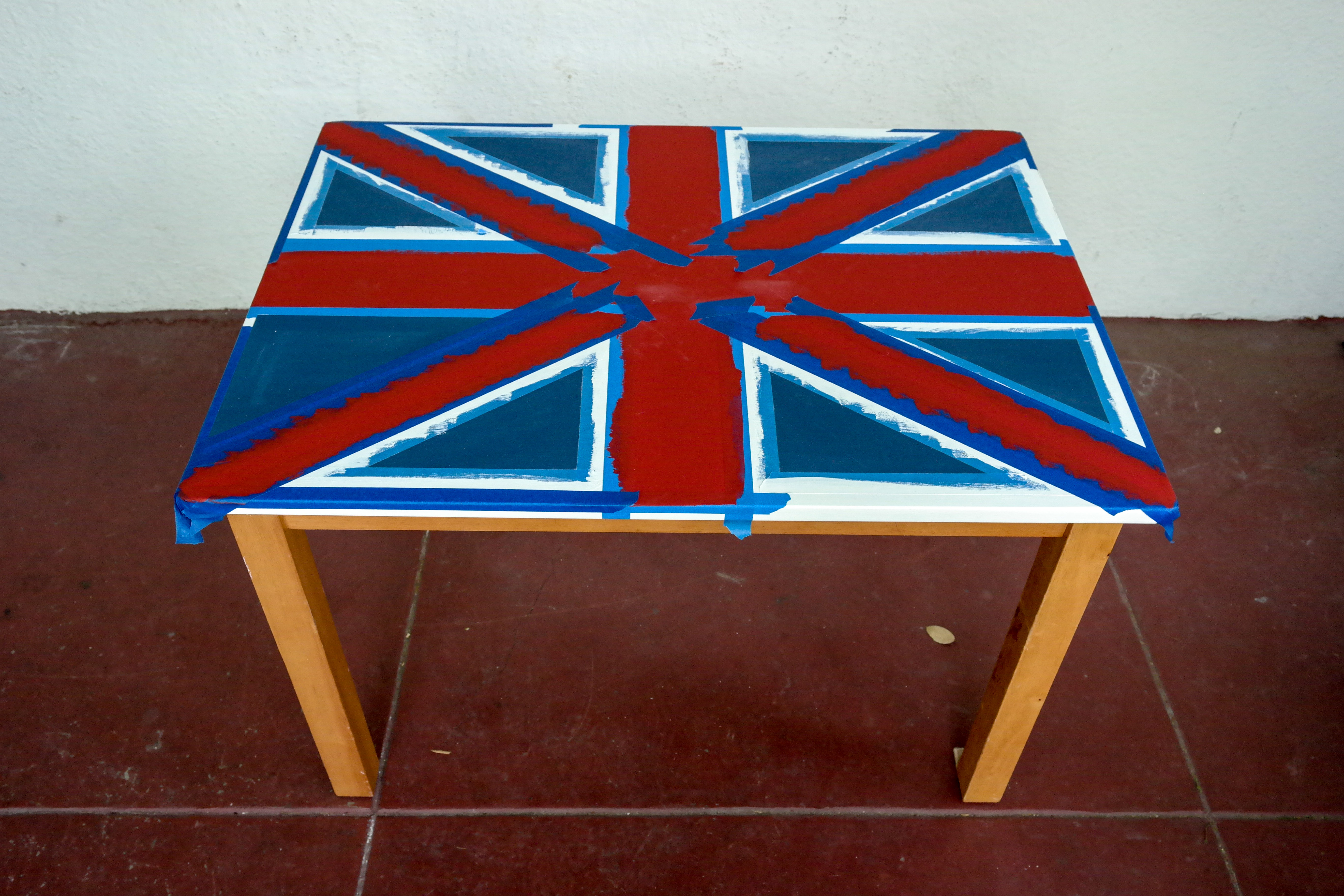 DIY Union Jack Table HilaryStyle