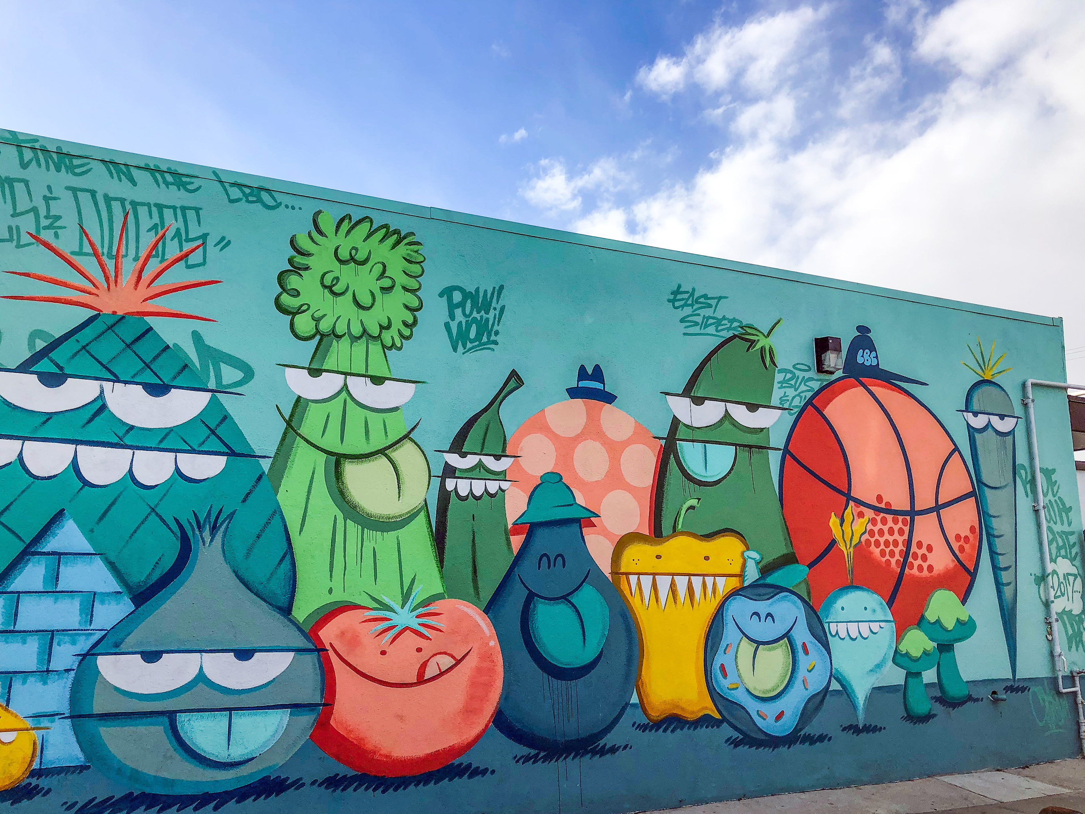 Pow Wow Mural Long Beach California HilaryStyle