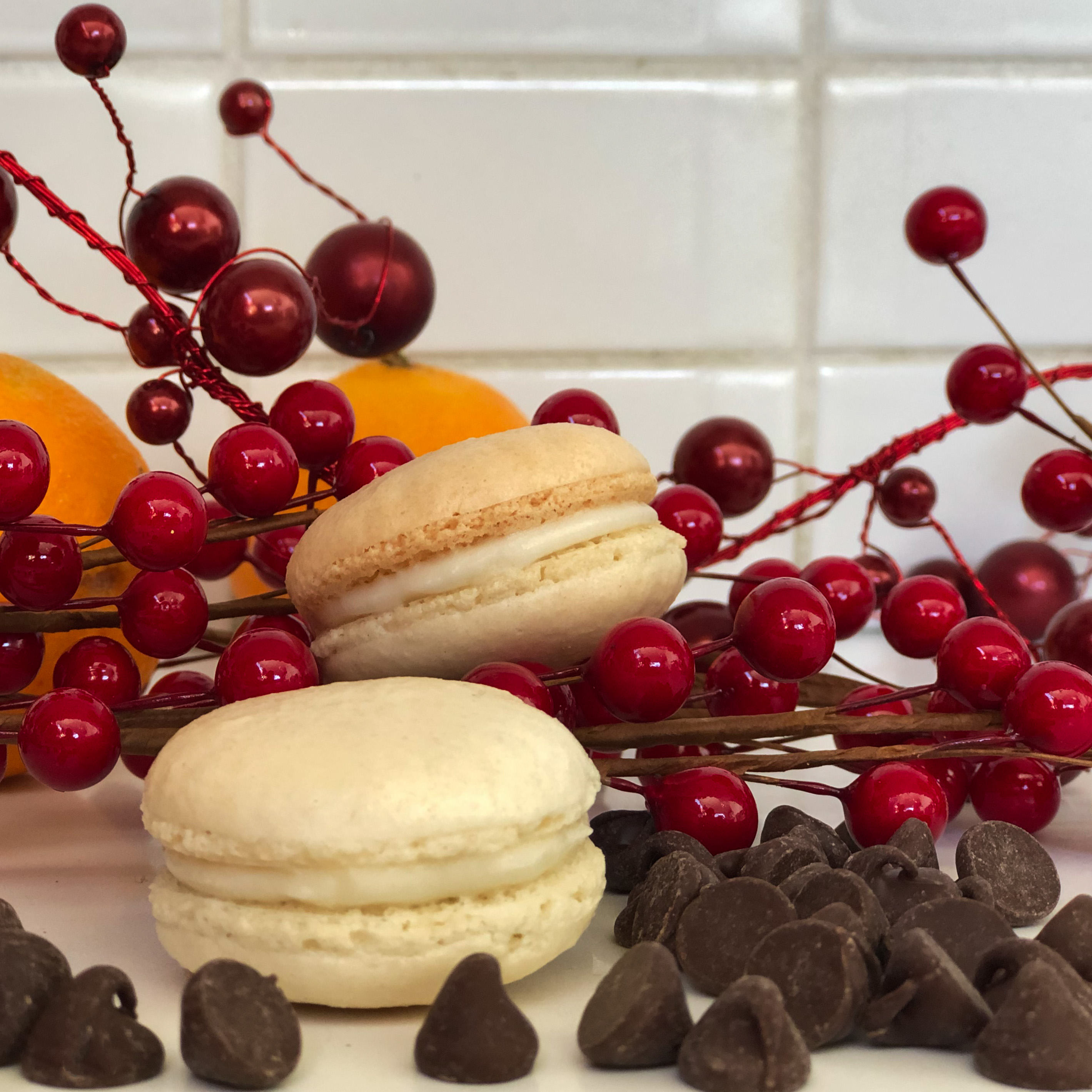 Vanilla Chocolate Ganache Macaron Los Angeles California HilaryStyle